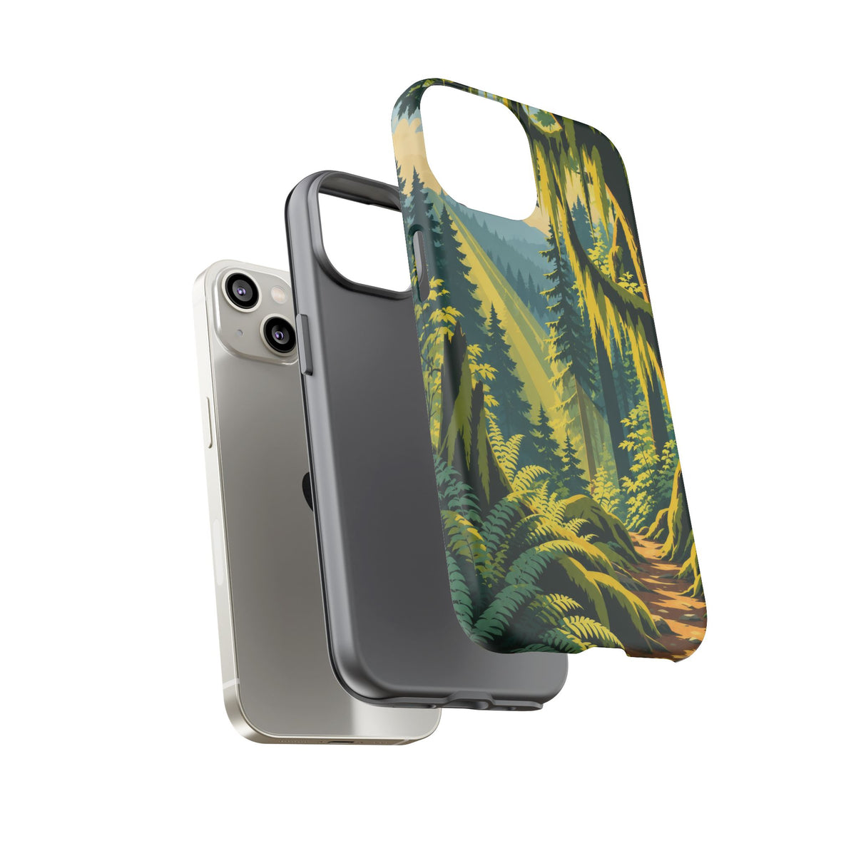 Hoh Rain Forest — Mosslight iPhone Tough Case