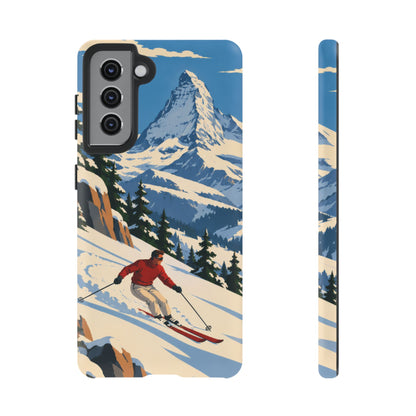Swiss Skiing — Downhill Arc Samsung Galaxy Tough Case