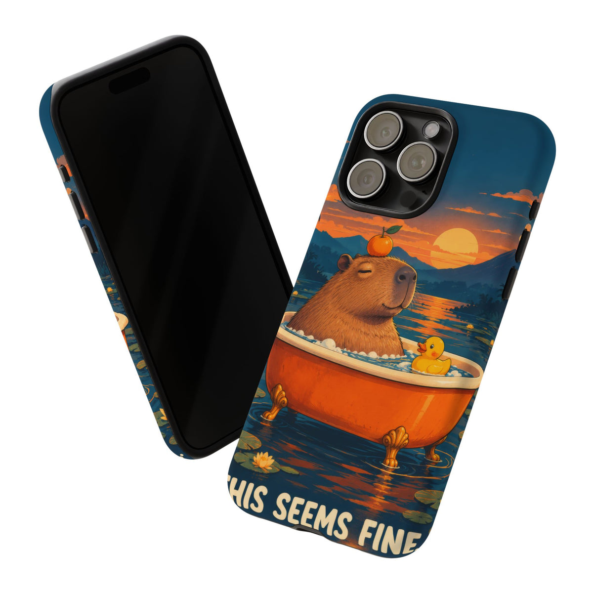 Minor Inconvenience iPhone Tough Case | funny capybara