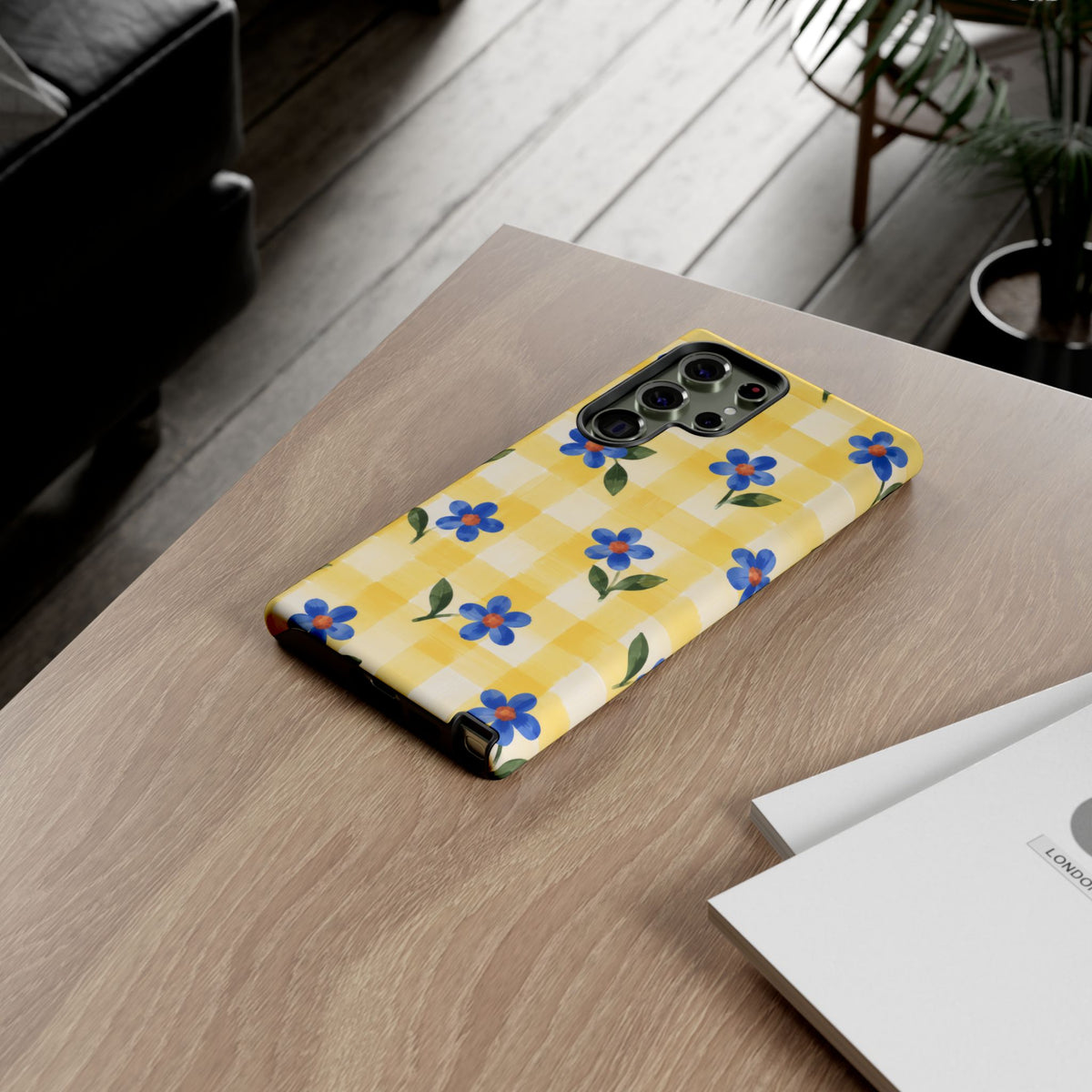 Buttercup Picnic Samsung Galaxy Tough Case | yellow gingham