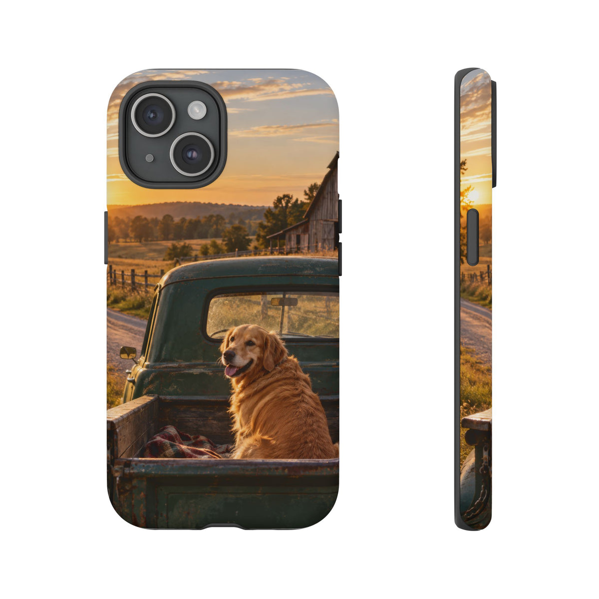 Sunday Road Golden iPhone Tough Case | golden retriever