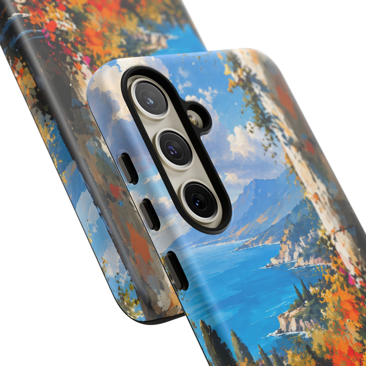 Azure Sanctuary Samsung Galaxy Tough Case | Painterly Coastal Landscape