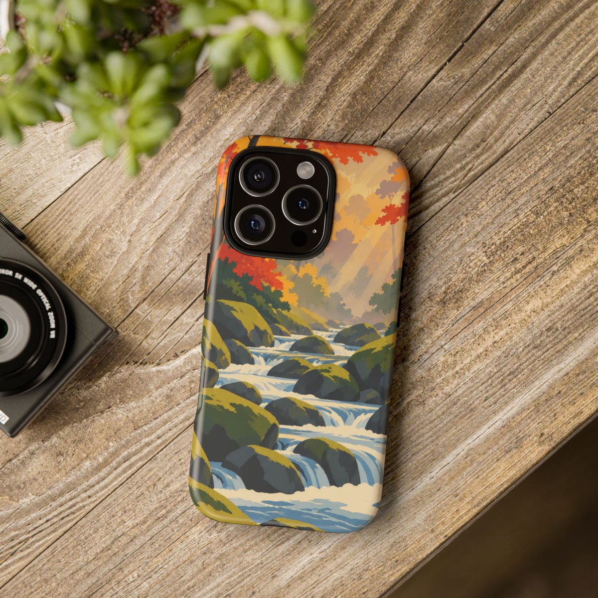 Great Smoky Mountains — Autumn Creek iPhone Tough Case