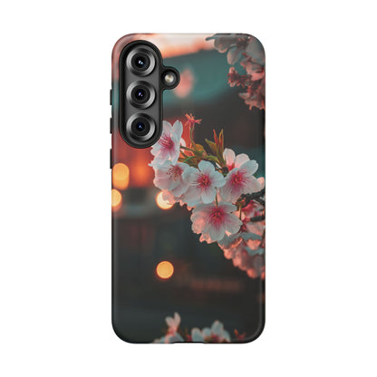 Kyoto Blossom Lanterns Samsung Galaxy Tough Phone Case