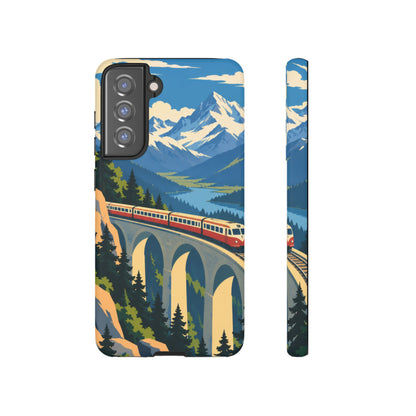 Travel by Train — Alpine Express Samsung Galaxy Tough Case | train travel