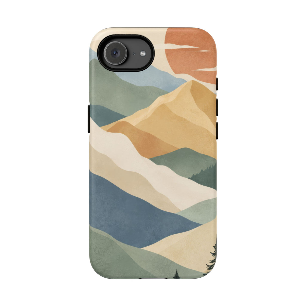 Sage Summit iPhone Tough Case | abstract mountains
