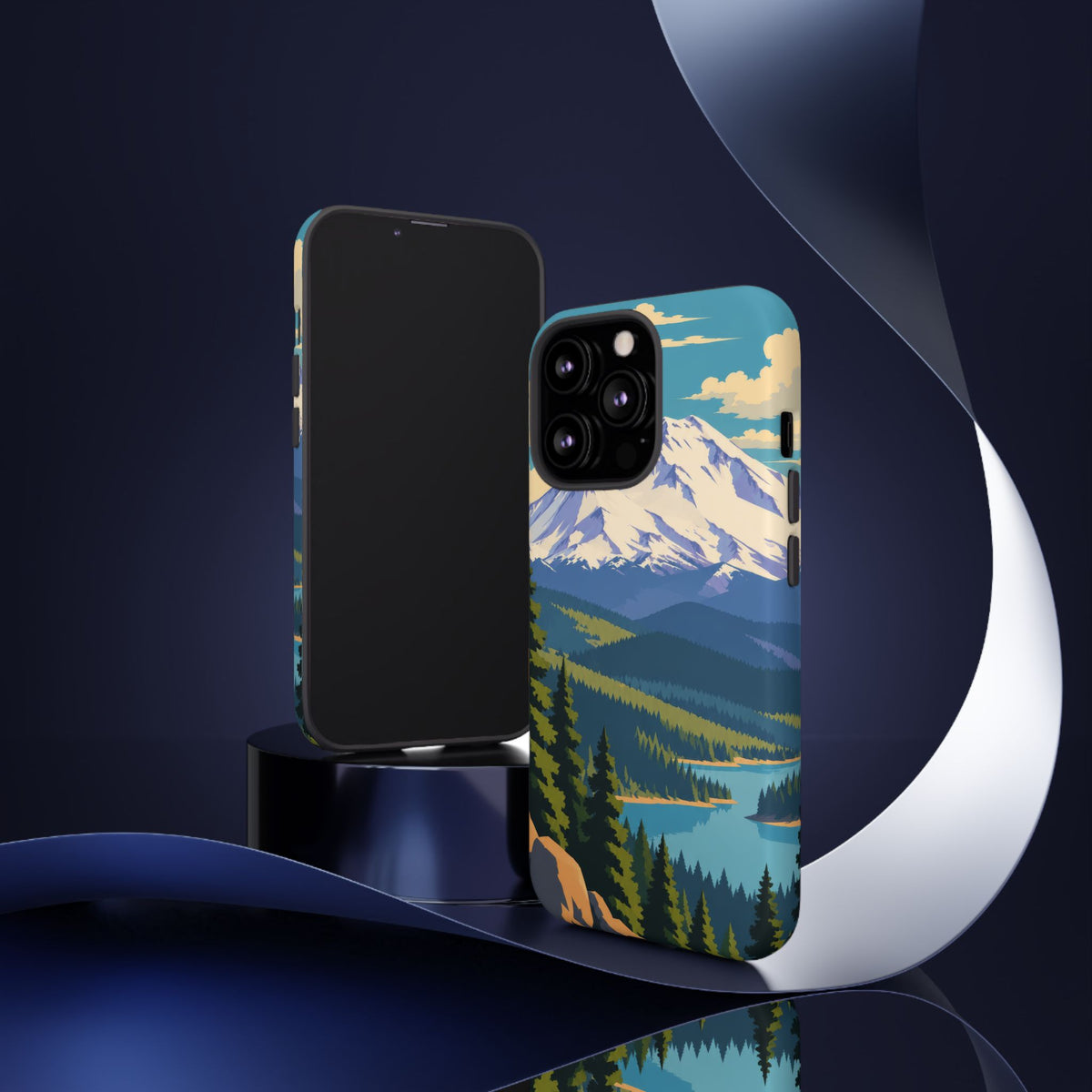 Mount Shasta — Snowlight iPhone Tough Case