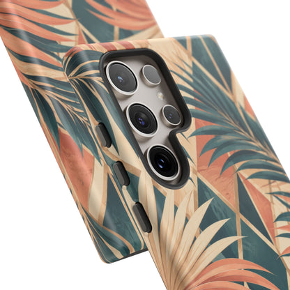 Coral Palm Pavilion Samsung Galaxy Tough Case | art deco