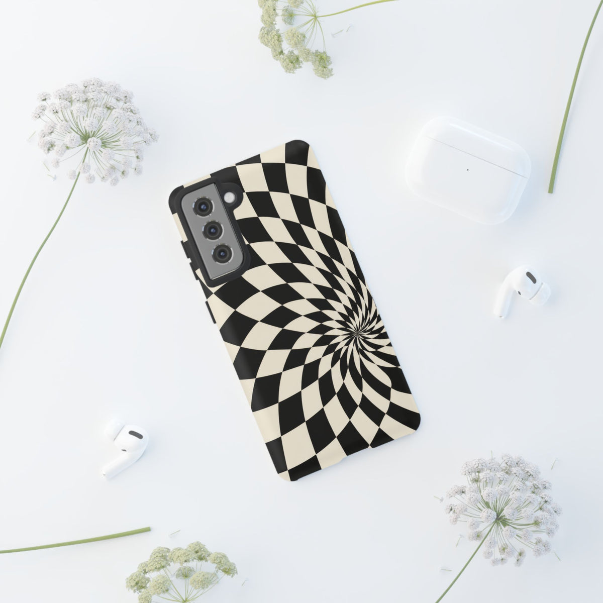 Twist Theory Samsung Galaxy Tough Case | Optical Checkerboard