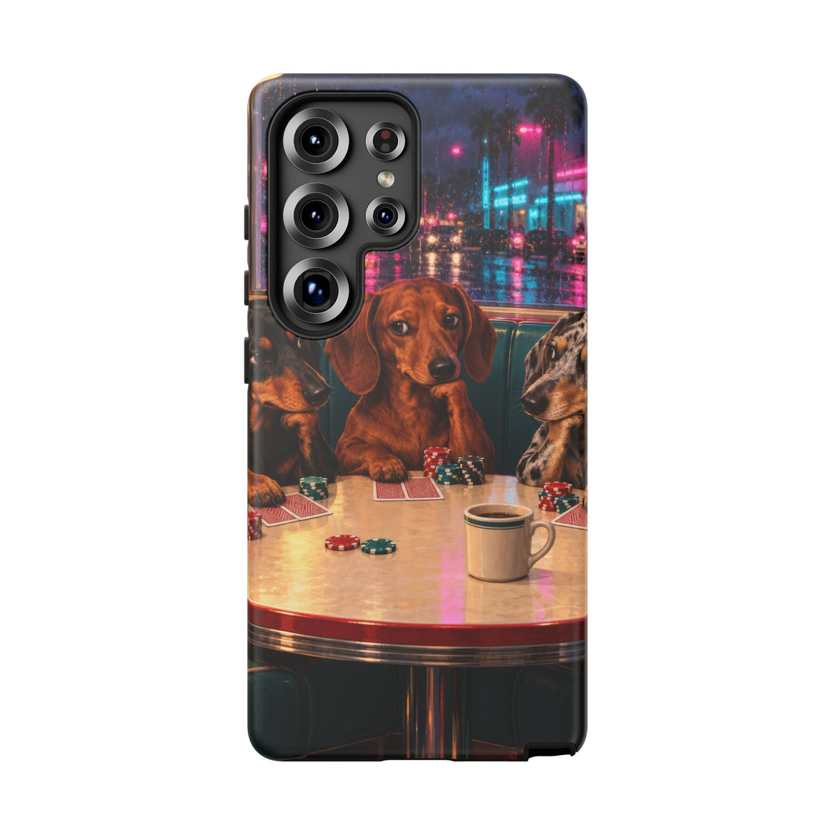 All-Night Aces Samsung Galaxy Tough Case | dachshund poker