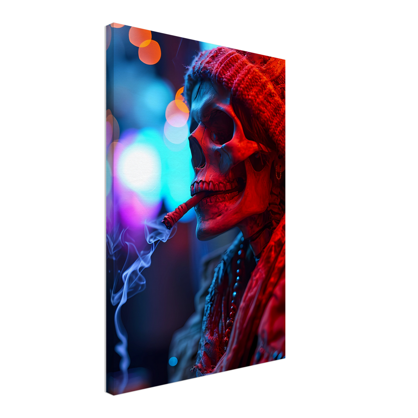 Canvas Wall Art - Neon Eternal Nights