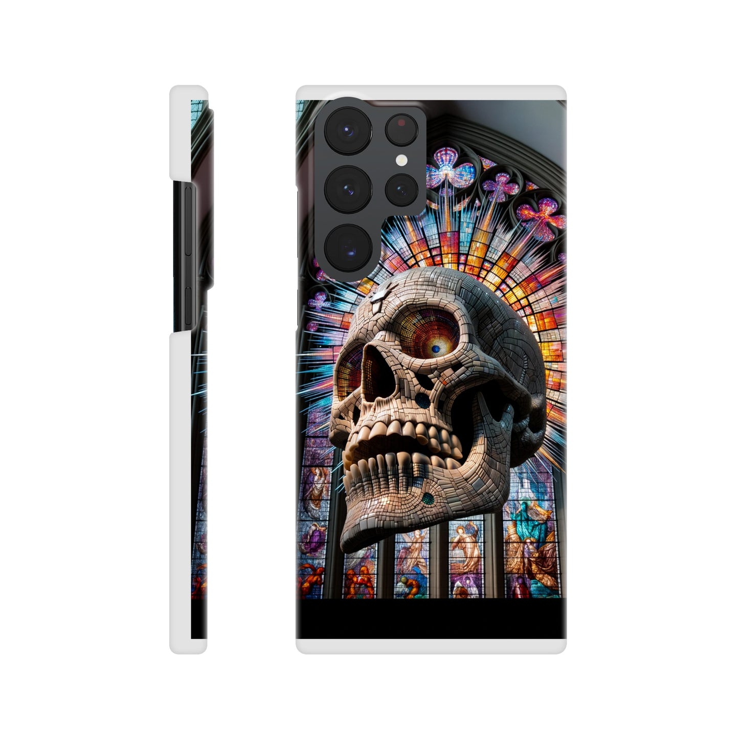 Phone Case - Stained Glass Skull