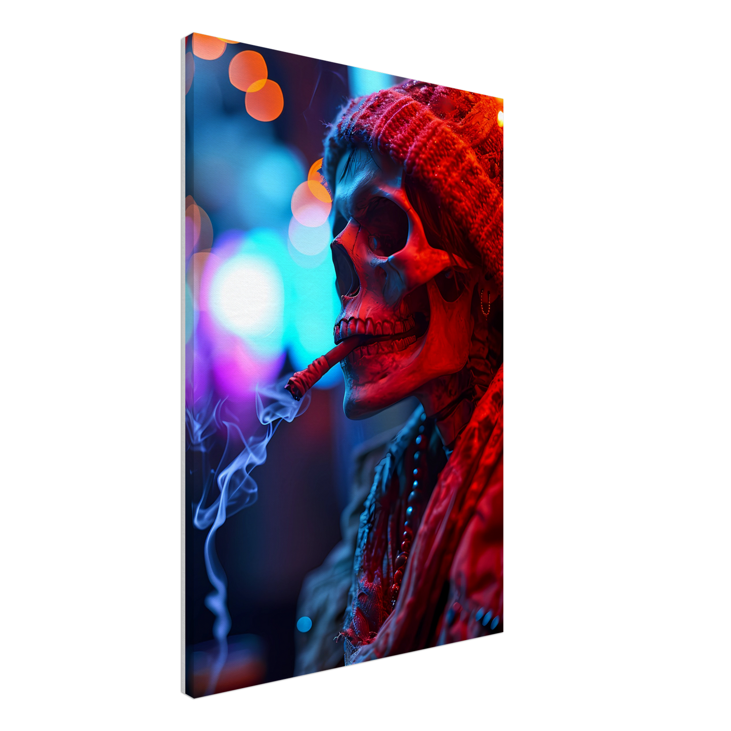 Canvas Wall Art - Neon Eternal Nights