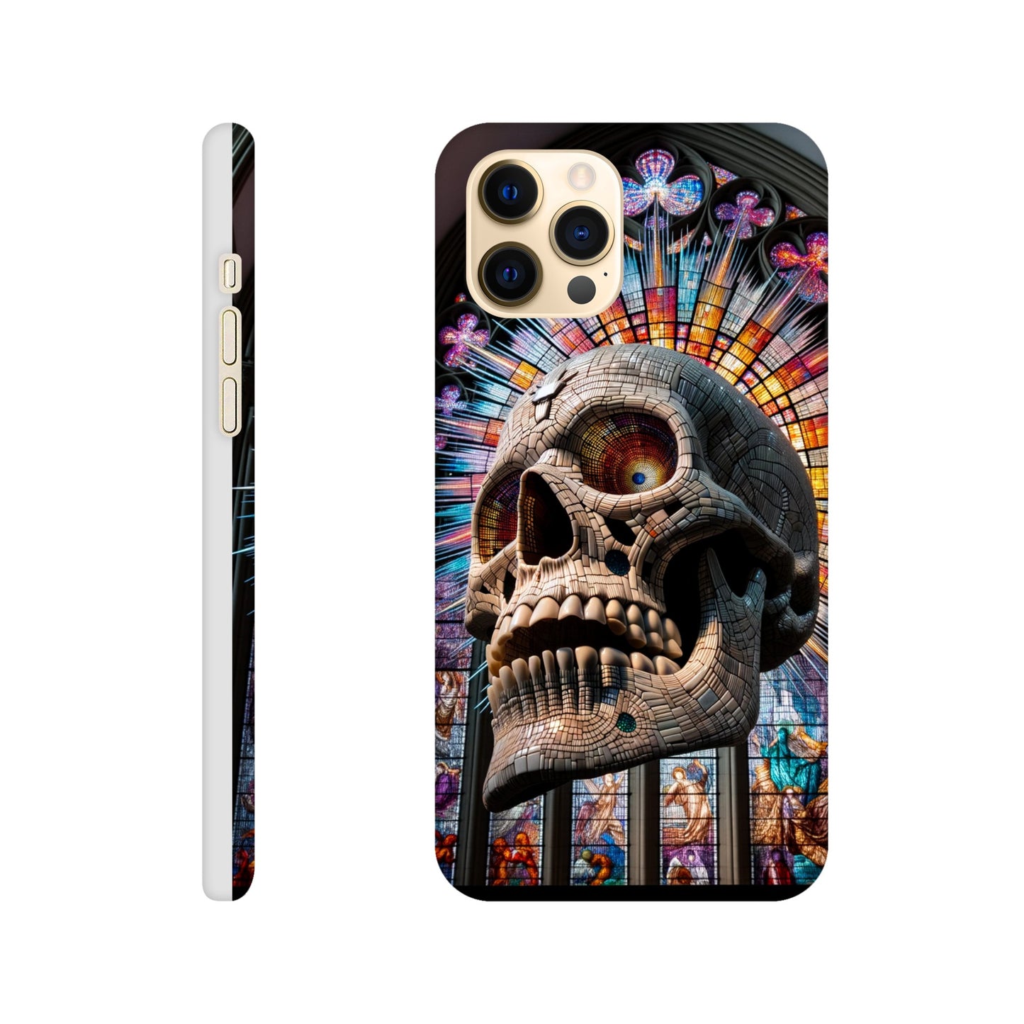 Phone Case - Stained Glass Skull