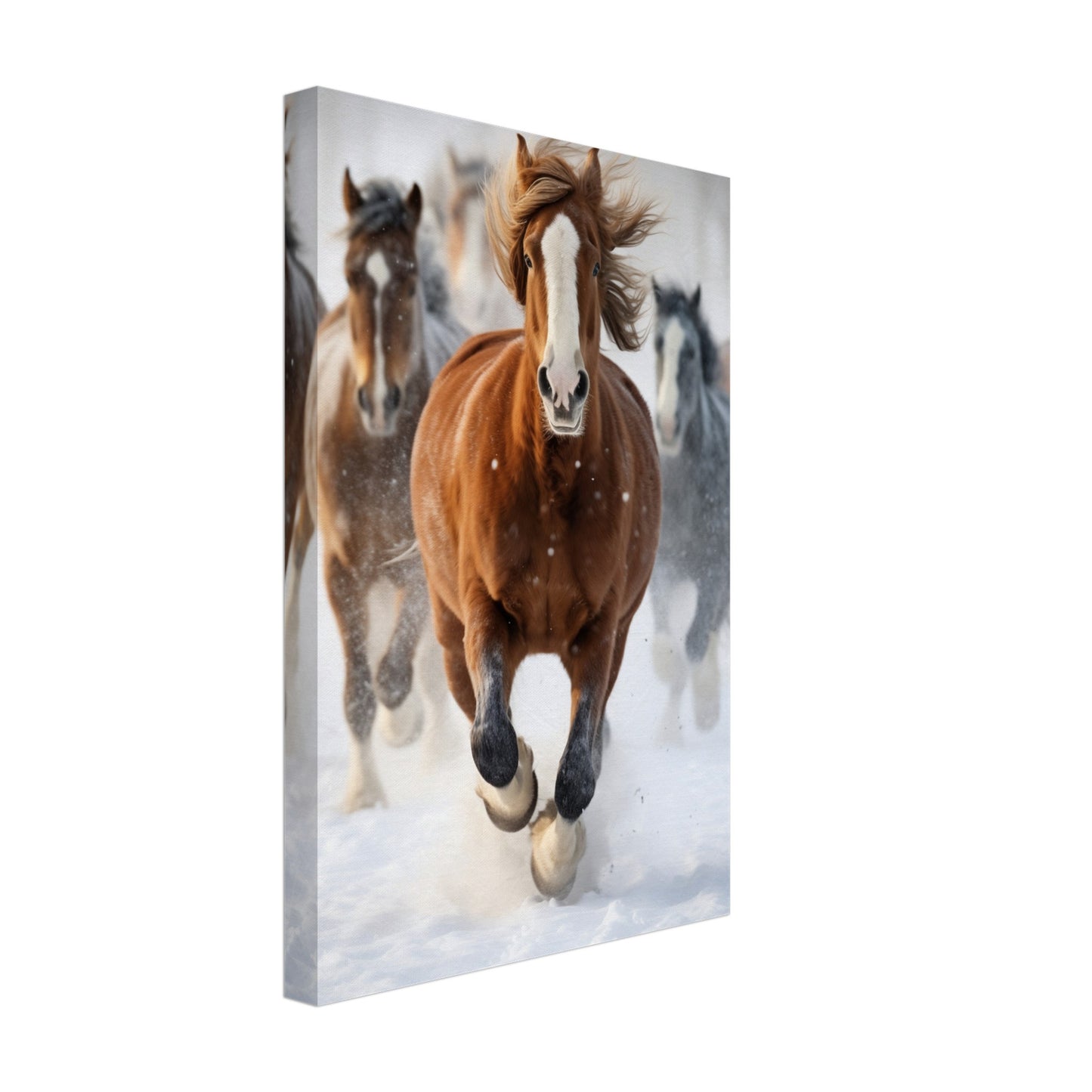 Canvas Wall Art - Winter's Wild Majesty
