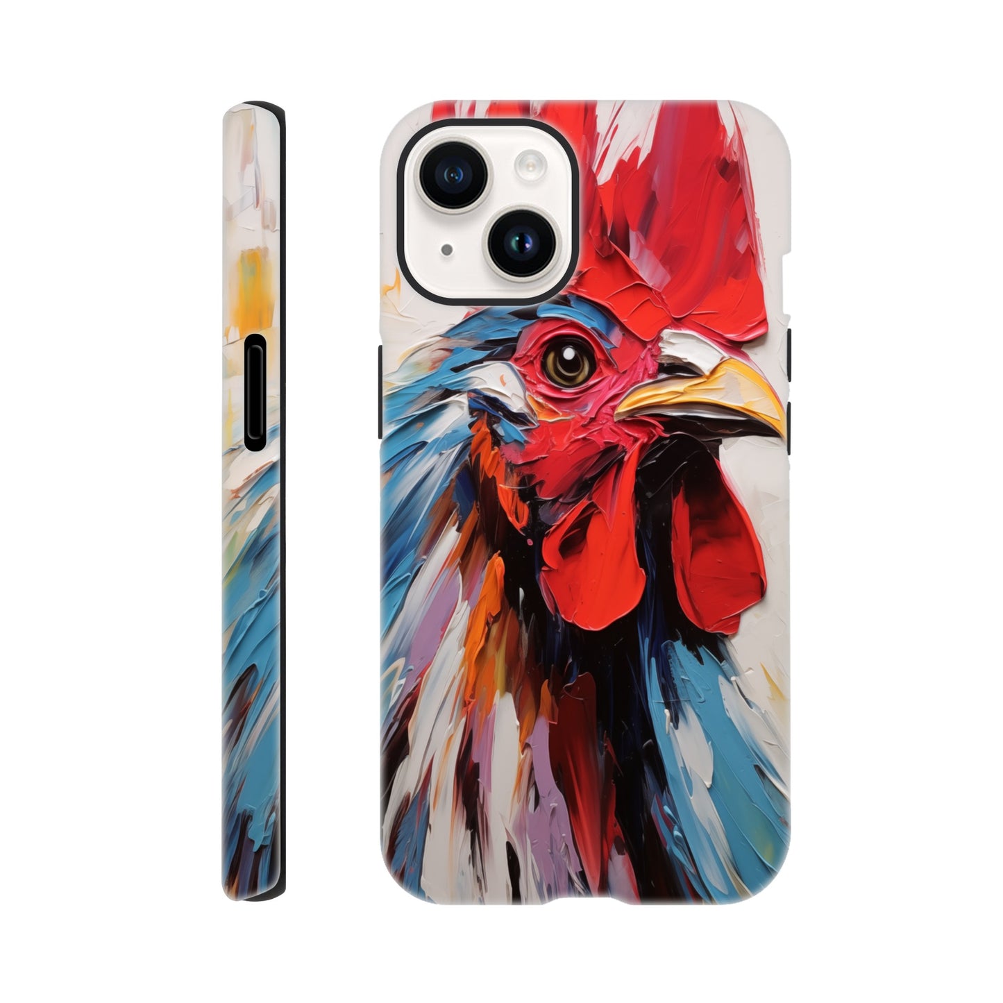 iPhone Case - Rooster Vibrant Vigilance