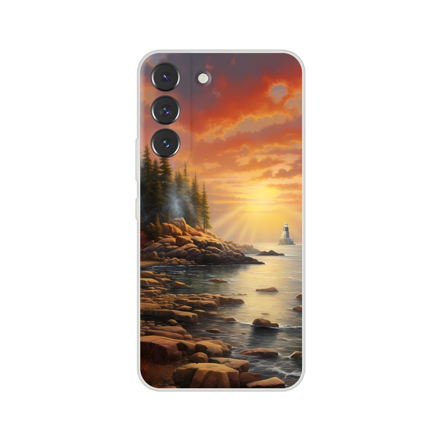 Samsung Case - Acadia Lighthouse Luminance
