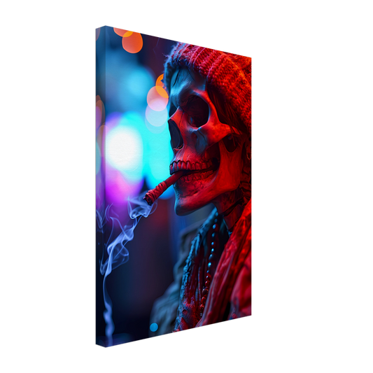 Canvas Wall Art - Neon Eternal Nights