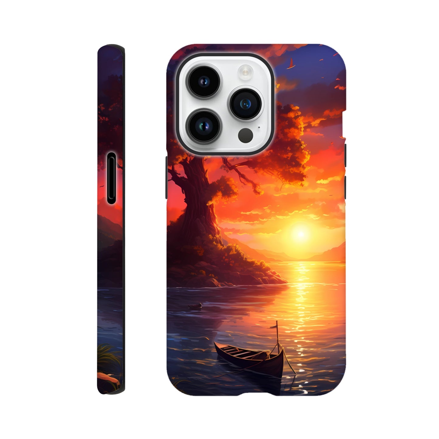 iPhone case - Solitary Sunset Serenade