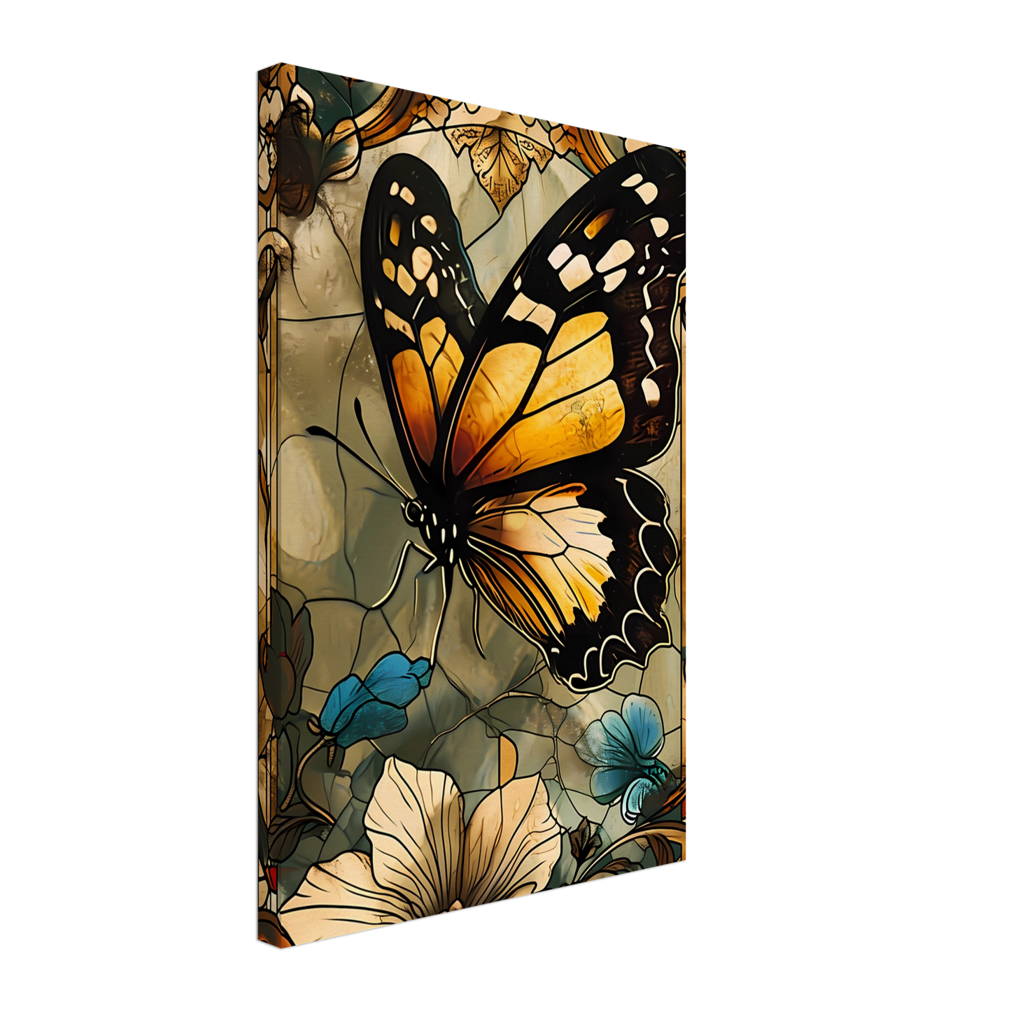 Canvas Wall Art - Radiant Monarch