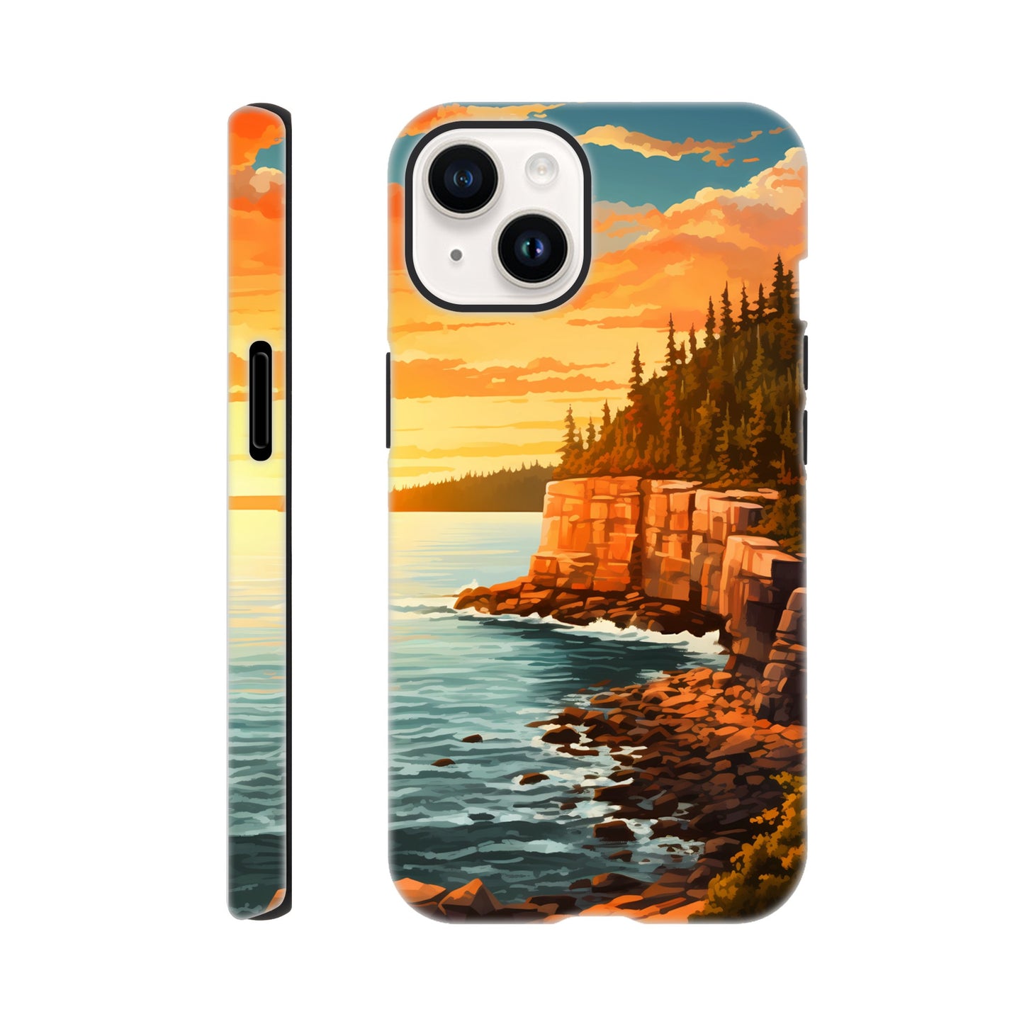 iPhone Case - Acadia Coastal Chronicles (National Park)