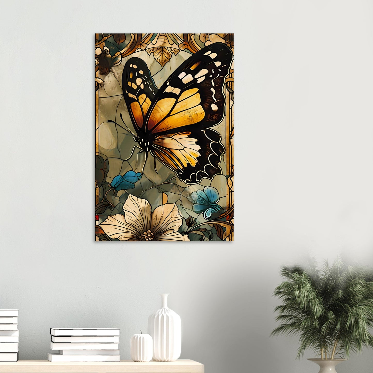Canvas Wall Art - Radiant Monarch