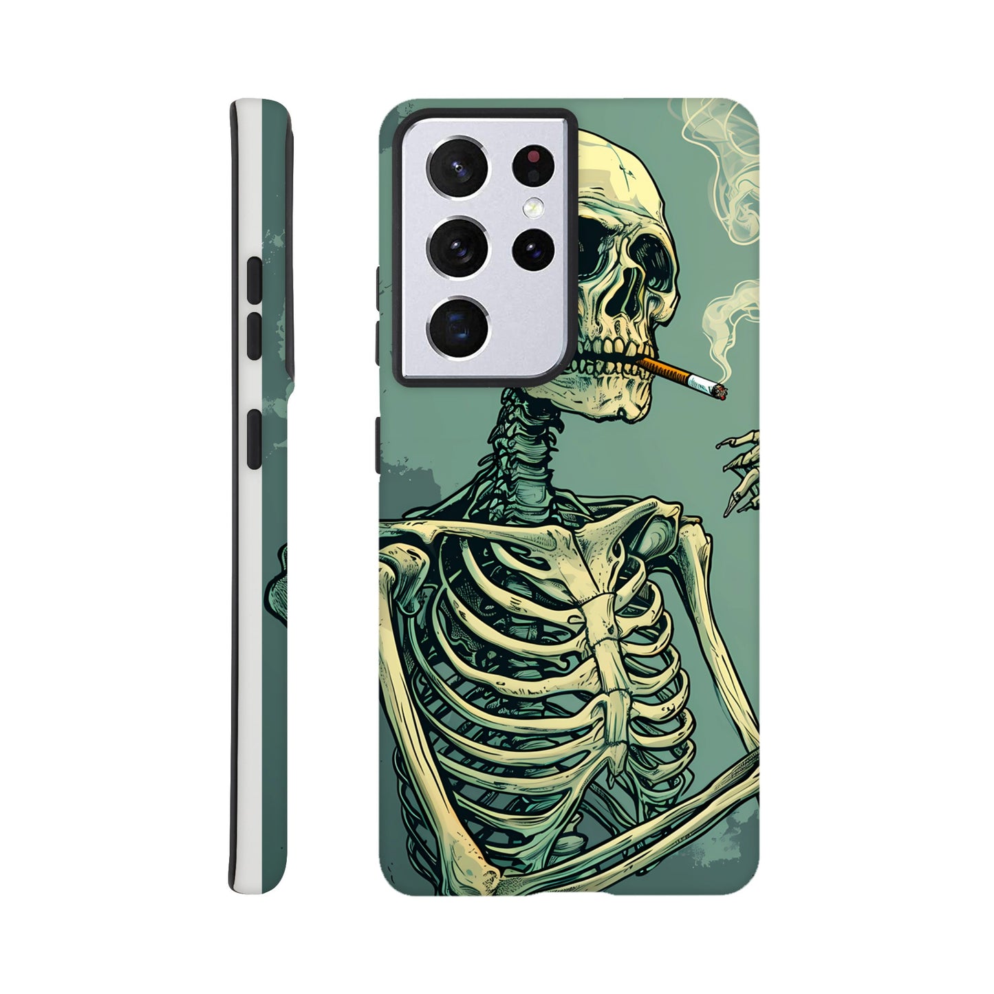 Samsung Case - Smoking Skeleton