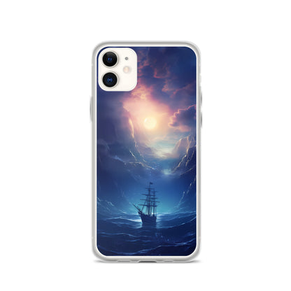 iPhone Case - Wooden Ship in Moonlight