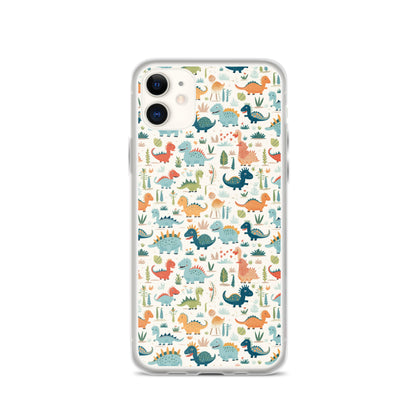 iPhone Case - Cute Dinosaurs Pattern