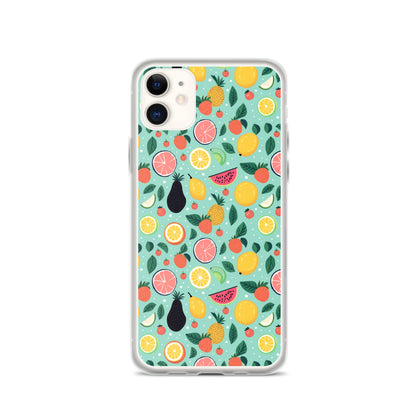 iPhone Case - Fun Fruits Pattern