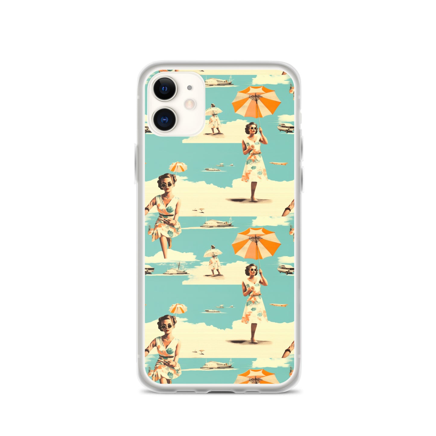 iPhone Case - Vintage Seaside Elegance