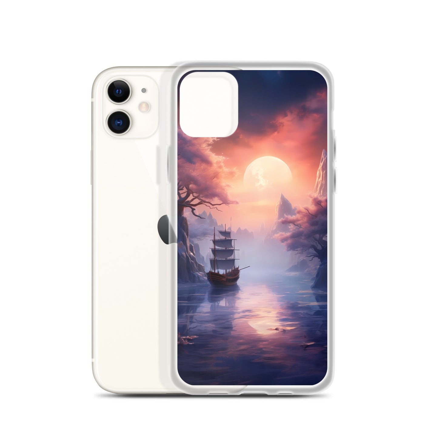 iPhone Case - Japanese Seascape Moonrise