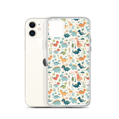 iPhone Case - Cute Dinosaurs Pattern