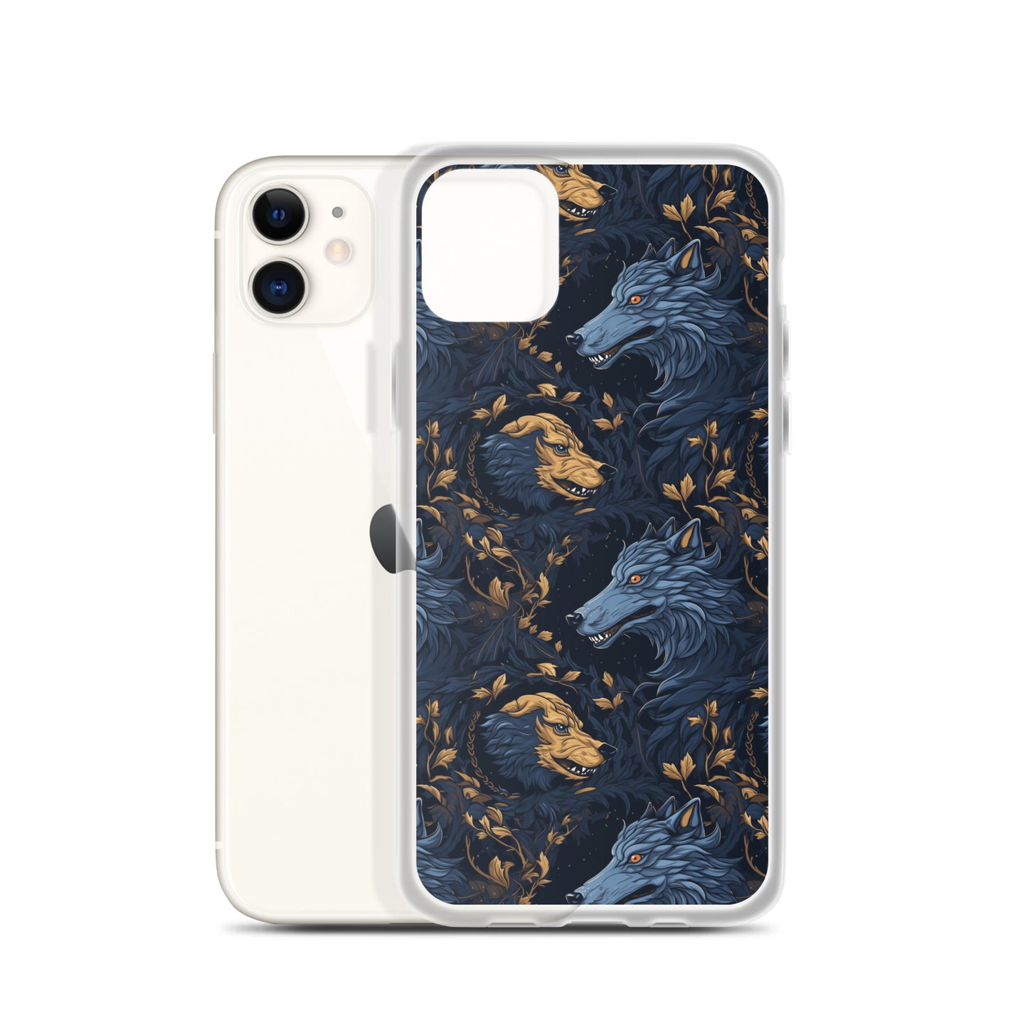 iPhone Case - Wolves Pattern