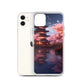 iPhone Case - Ancient Kyoto with Flying Cherry Blossoms