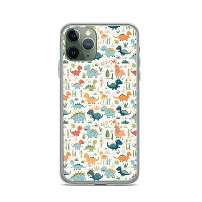 iPhone Case - Cute Dinosaurs Pattern