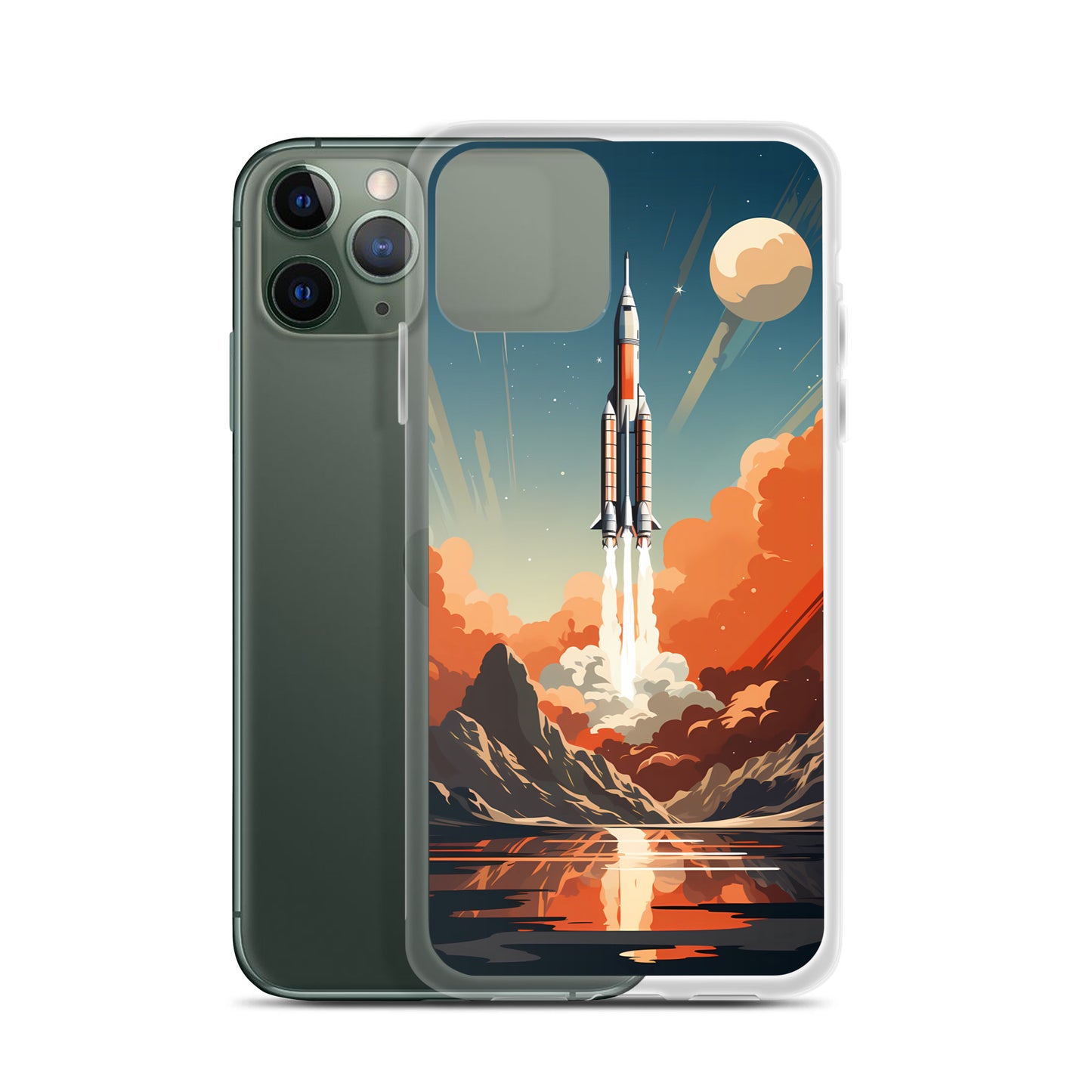 iPhone Case - Retro Rocket