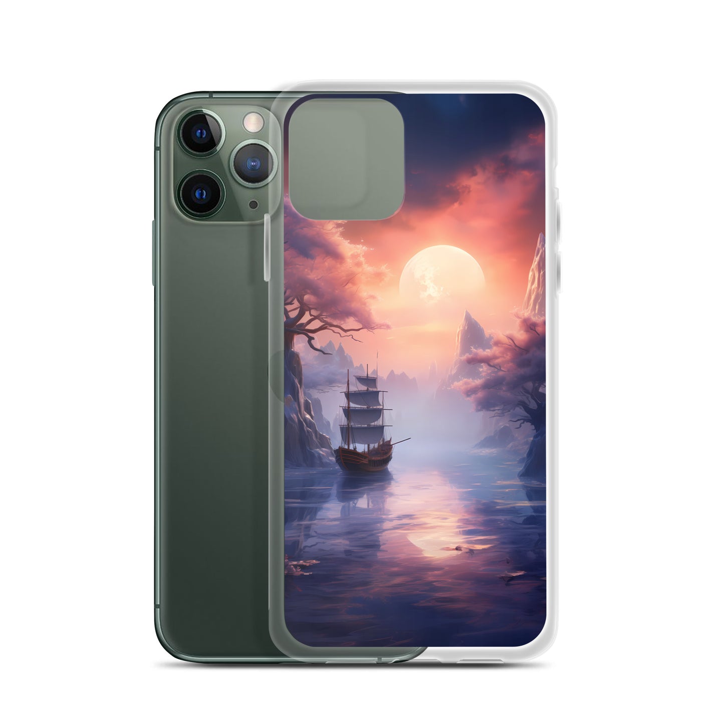iPhone Case - Japanese Seascape Moonrise