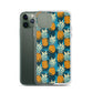 iPhone Case - Pineapple Pattern on Blue