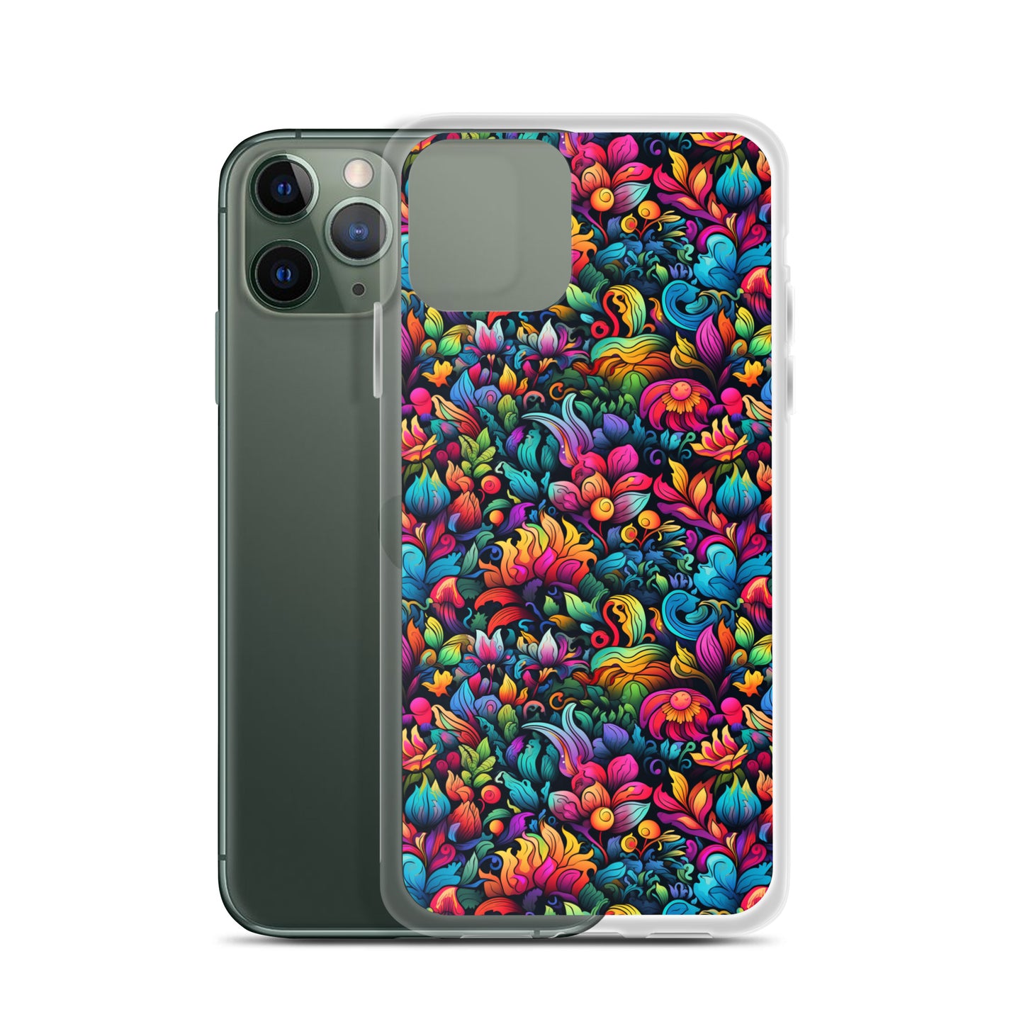 iPhone Case - Psychedelic Flowers