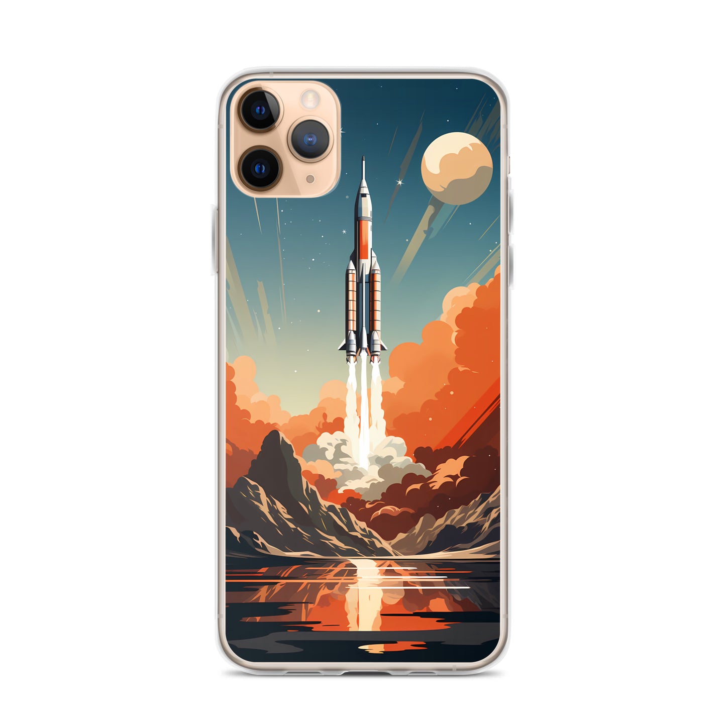 iPhone Case - Retro Rocket