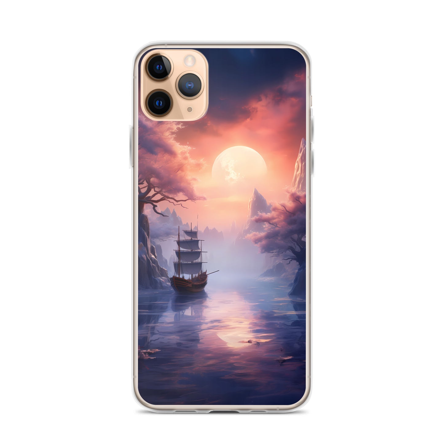 iPhone Case - Japanese Seascape Moonrise
