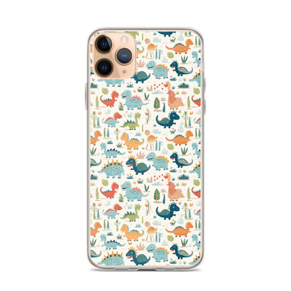 iPhone Case - Cute Dinosaurs Pattern