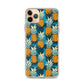 iPhone Case - Pineapple Pattern on Blue
