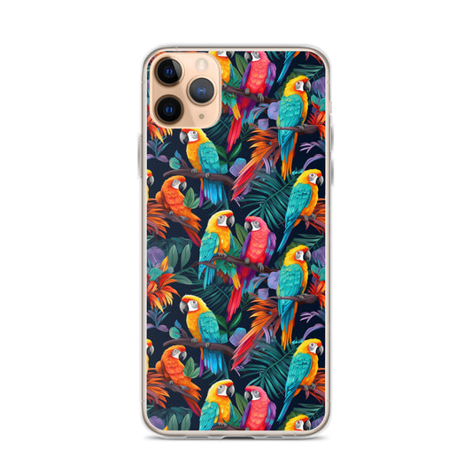 iPhone Case - Colorful Parrots