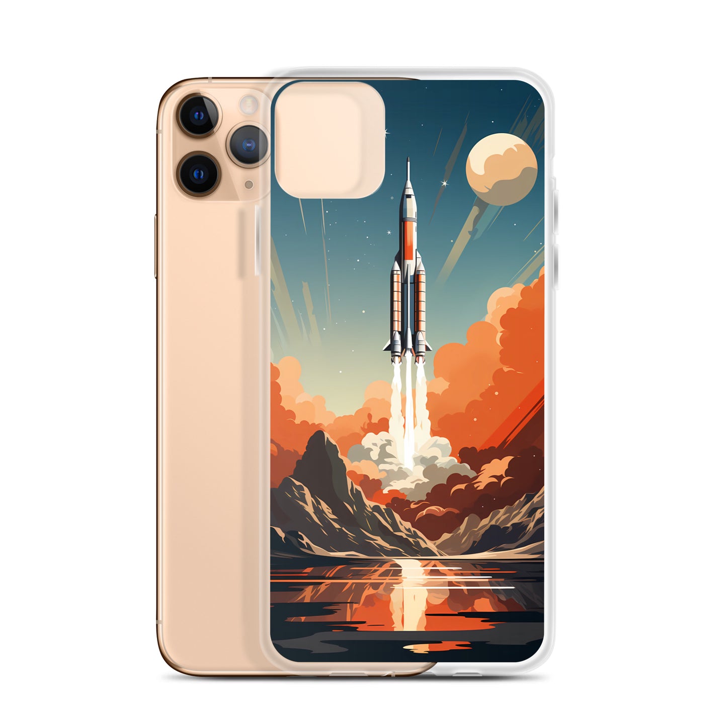 iPhone Case - Retro Rocket