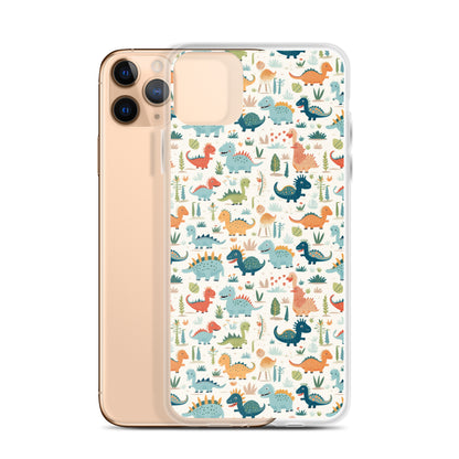 iPhone Case - Cute Dinosaurs Pattern
