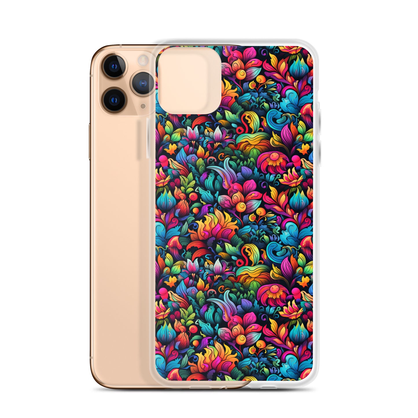 iPhone Case - Psychedelic Flowers