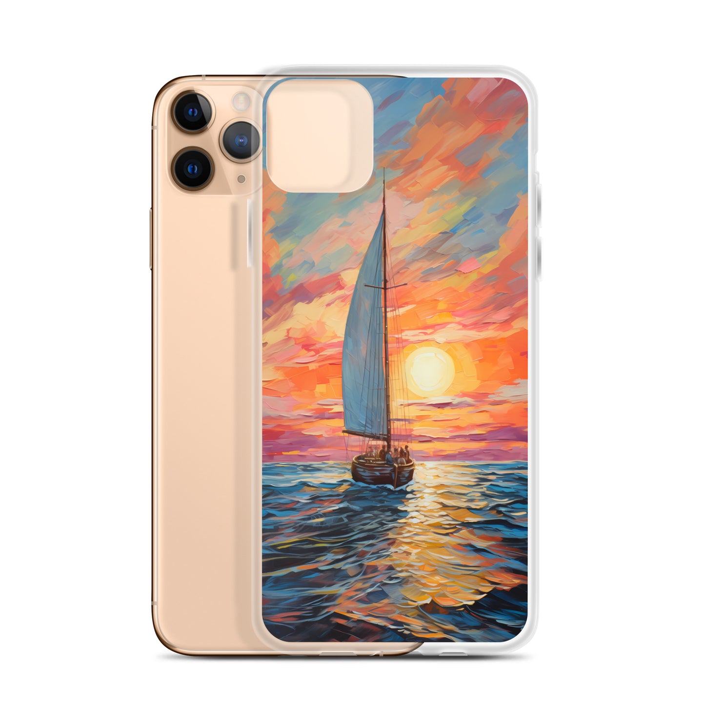 iPhone Case - Luminous Sailboat