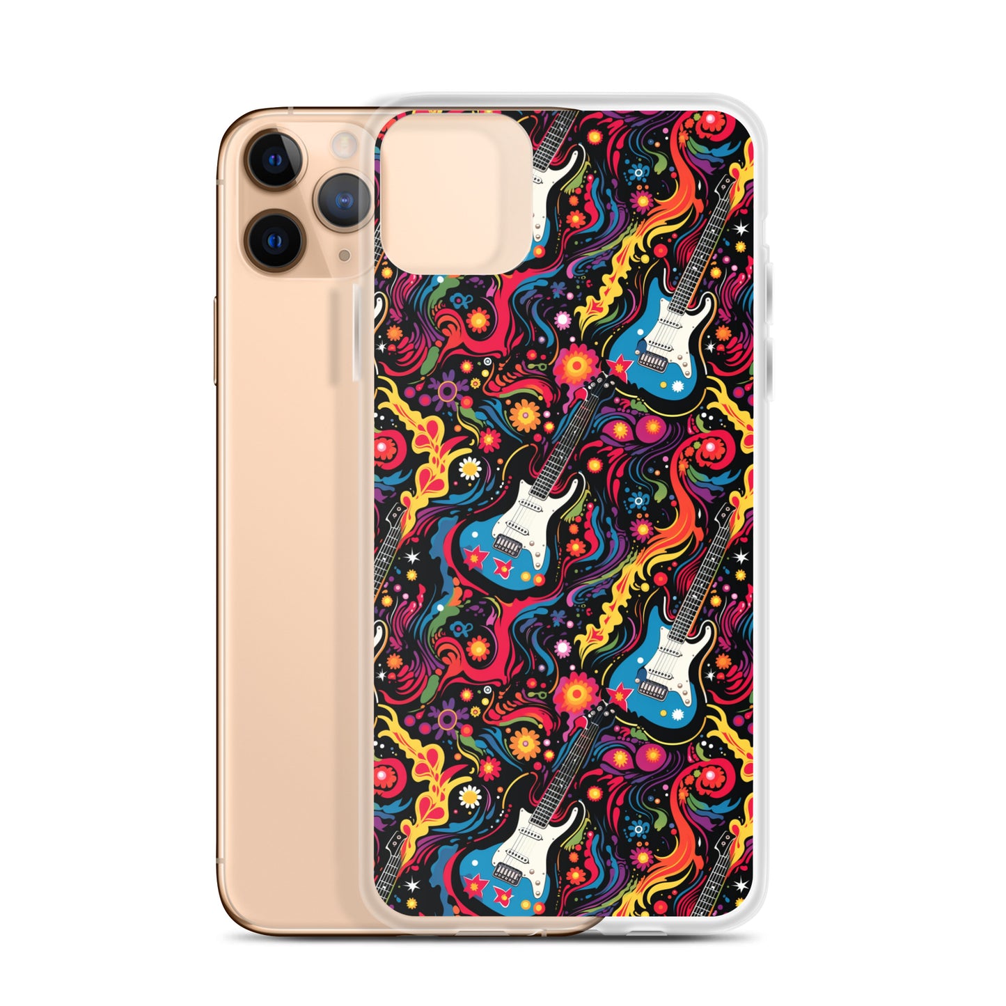 iPhone Case - Psychedelic Guitars